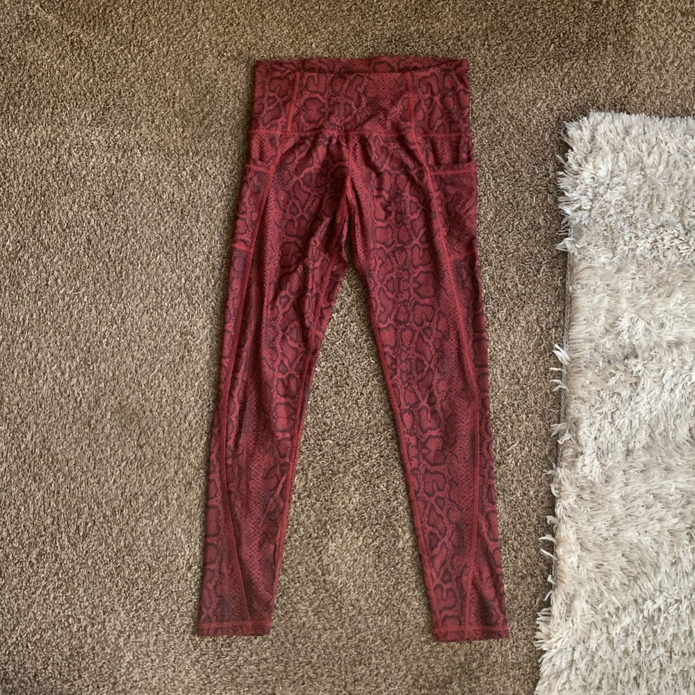 Champion snakeprint workout leggings